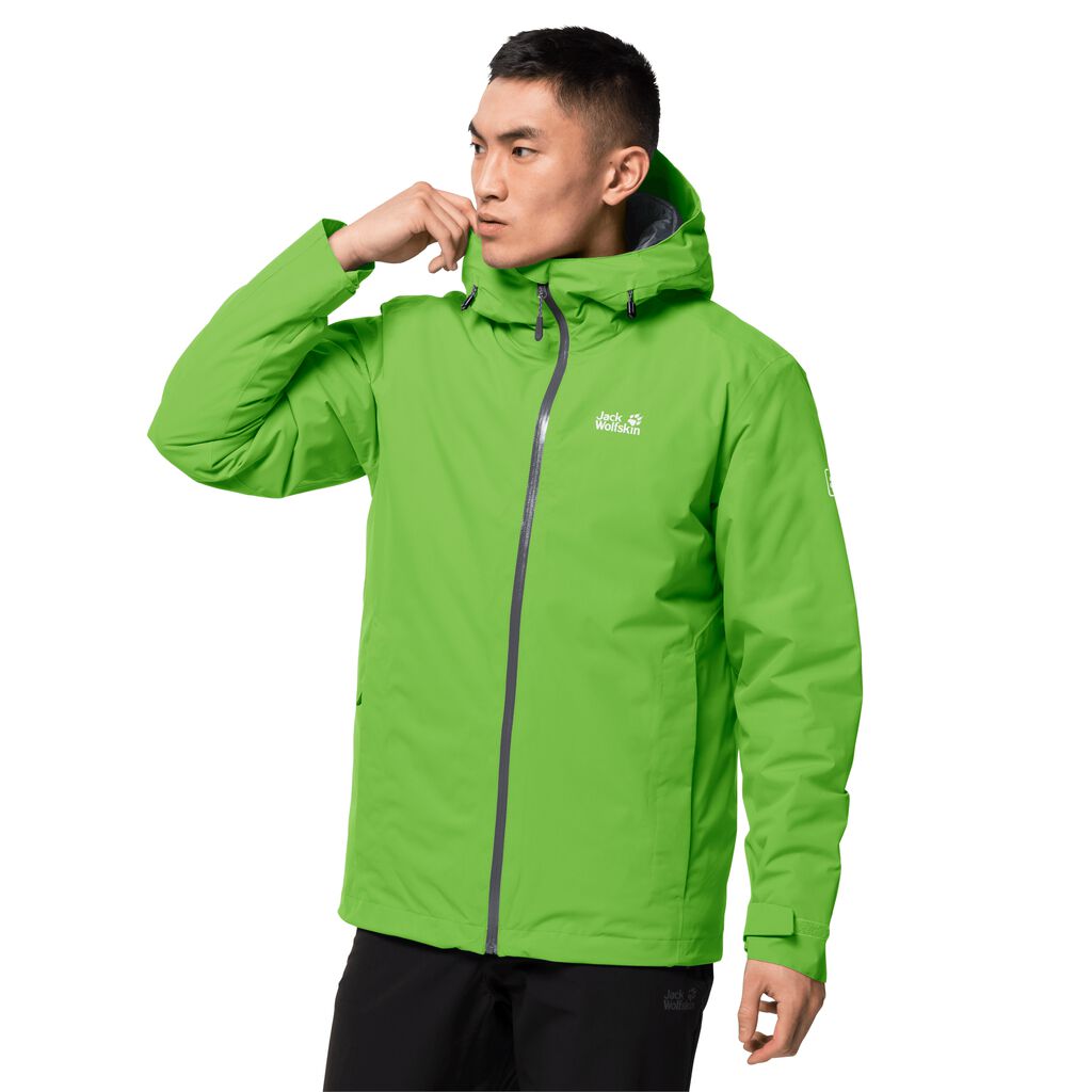 Jack Wolfskin ARGON STORM μπουφαν χειμερινα ανδρικα πρασινο | GR1426236